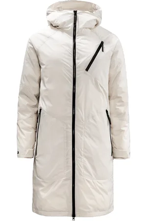 Jack Wolfskin Tech Lab Womens White Parka Jacke