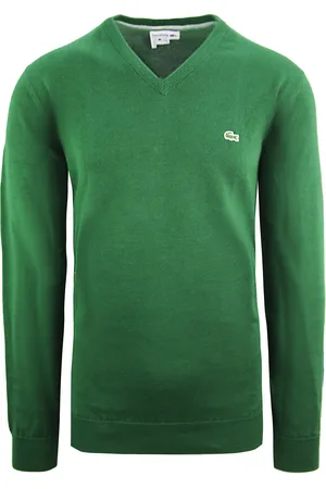 Lacoste Baumwollmenschengrün -Pullover