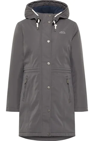 Icebound Winterparka Damen steingrau
