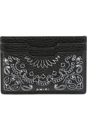 AMIRI Bandana-Kartenetui mit Kieselsteinen in