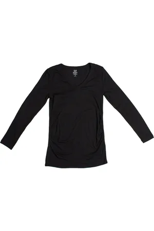 GAP Modernes Umstands-T-Shirt mit V-Ausschnitt Langarm 719653 Damen
