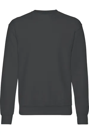 Fruit Of The Loom Herren Set-In Belcoro® Yarn Sweatshirt (Light Graphite)