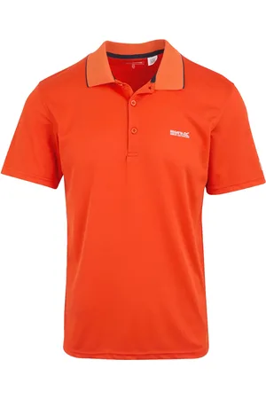 Regatta Herren Sport-Poloshirt Maverick V kurzärmlig (Mandarinen-Tango)