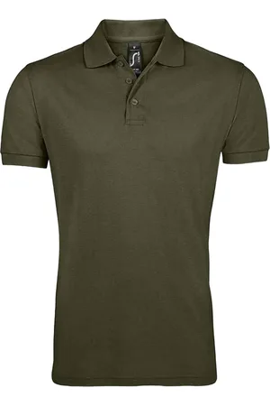 Sols Herren Prime Pique Polo-Shirt, Kurzarm (Army- )