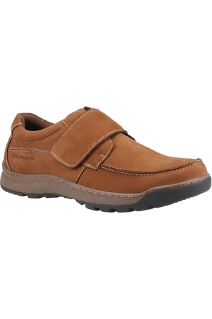 Hush Puppies Casper Leder Herren Tan Nubuck Loafers