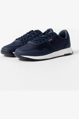 HUGO BOSS TTNM EVO Herren-Turnschuhe mit gezackter Laufsohle