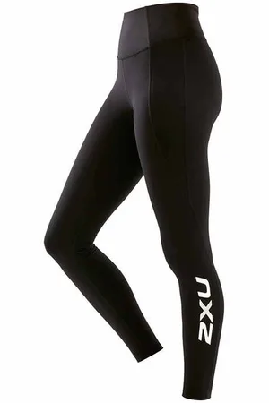 2XU Neue Höhen Komprimierung Damen schwarze Hi-Rise-Strumpfhosen