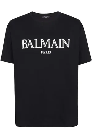 Balmain Blaming – Übergroßes T-Shirt mit römischem -Logo aus Gummi in