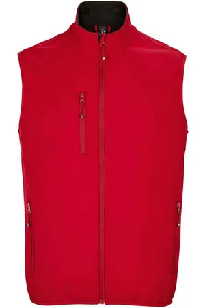 Sols Herren Falcon Softshell Recycled Body Warmer (Pepper Red)