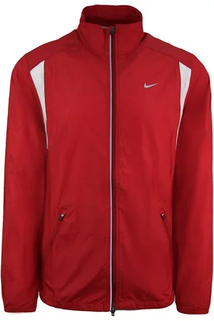 Nike Logo Langarm Zip Up Red Mens Leichte Jacke 320829 648