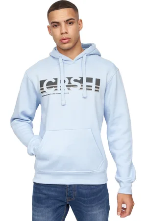 Crosshatch "Sullivan" Kapuzenpullover für Herren (Hellblau)