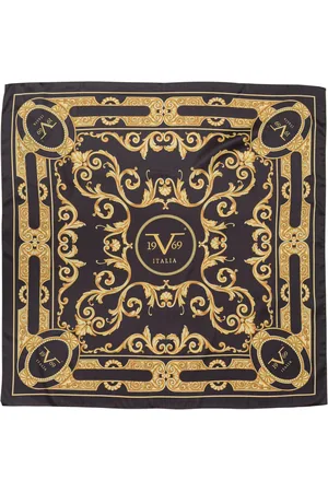 19V69 Italia Mehrfarbiger Foulard-Schal aus Polyester