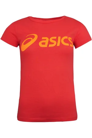 Asics Logo Womens Coral T-Shirt