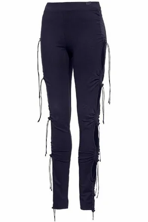 PUMA X Rihanna Fenty Stretch Taille Blue Womens Ruch Leggings 577277 01