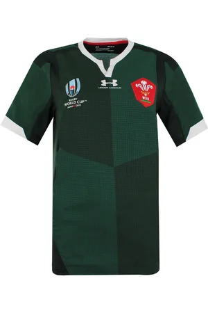 Under Armour Rugby World Cup ausgestattet Kurzschlärmgrüne Herren T-Shirt 1341597 305