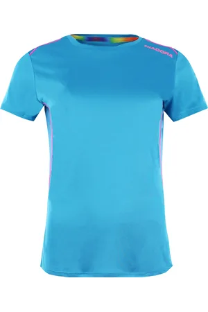 Diadora Running Womens Blue T-Shirt