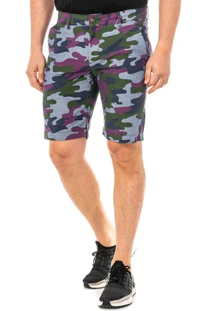 La Martina Bermudashorts mit gerade geschnittenem Saum und Gürtelschlaufen LMB007 man