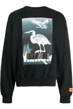 Heron Preston Censored Heron Logo Black Sweatshirt