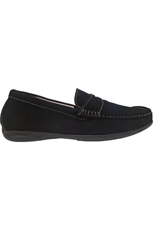 RIVERTY Herren-Mokassin-Schuh Farbe Blau/Navy