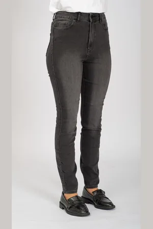 TeeShoppen Die Original Performance Skinny Jeans - gewaschener schwarzer Denim