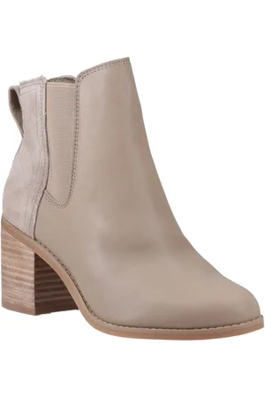TOMS Evelyn Leder Damen Natürliche Stiefel