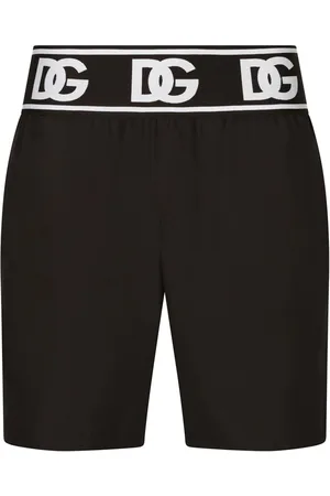 Dolce & Gabbana DG Logo-Bund Badeshorts in
