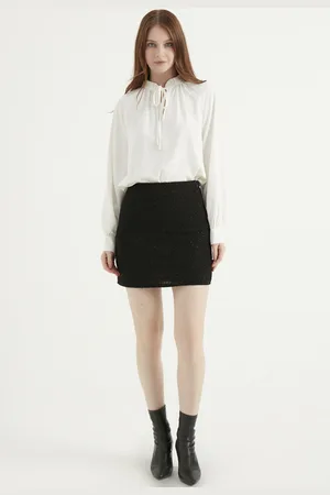 HERITA Tweed Minirock