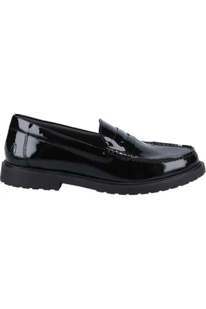 Hush Puppies Damen Halbschuhe "Verity", Leder (Schwarzer Lack)