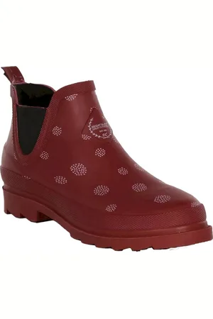 Regatta Womens/Ladies Harper Cosy Dotted Ankle Wellington Boots (Cabernet)