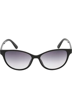 Calvin Klein – Graue, schwarze Sonnenbrille mit Farbverlauf