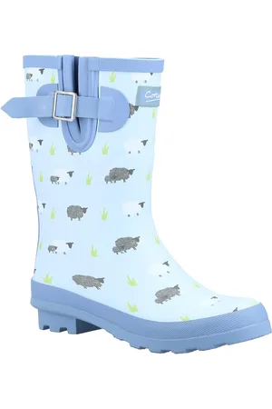 Cotswold Outdoor Womens/Ladies Farmyard Sheep Mid Calf Wellington Boots