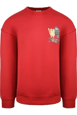PUMA X Michael Lau Long Sleeve Crew Hals Rote Herren Grafik Sweatshirt 530358 22