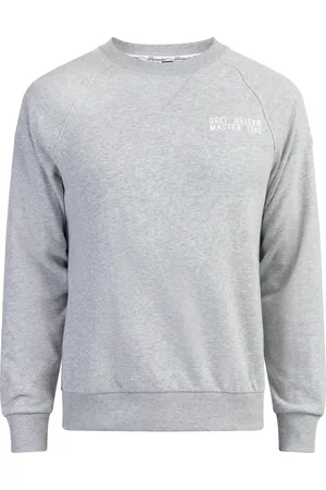 Dreimaster Sweatshirt mit Rundhals Herren melange