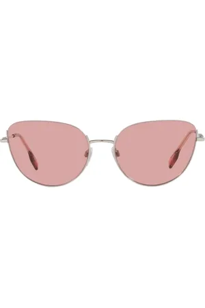 Burberry Harper Silberne Sonnenbrille
