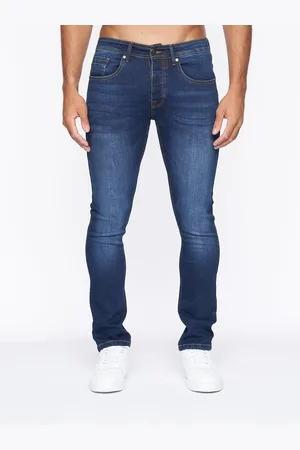 Crosshatch "Buraca" Jeans für Herren (Dunkle Waschung)