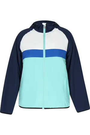 myMo Anorak Damen Türkis Colorblock