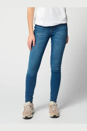 TeeShoppen Die Original Performance Skinny Jeans - Medium Blue Denim