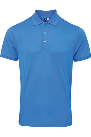 Premier Mens Coolchecker Plus Pique Polo mit CoolPlus (Sapphire)
