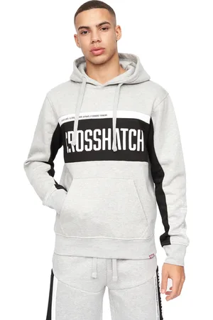 Crosshatch "Silomane" Kapuzenpullover für Herren ( meliert)