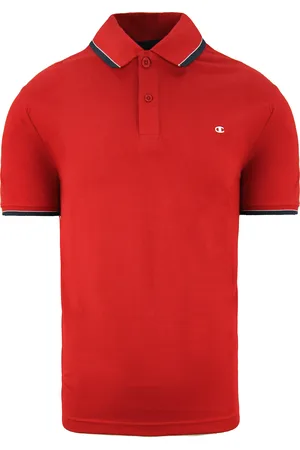 Champion Easy Fit Mens Red Polo Shirt