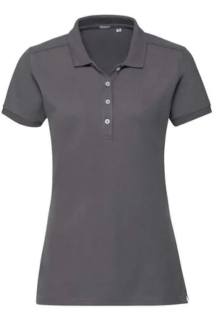 Russell Athletic Russell - Poloshirt Stretch für Damen (Grau)