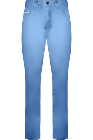 Vans Off The Wall V46 Low Waist Straight Leg Mens Blue Hosen