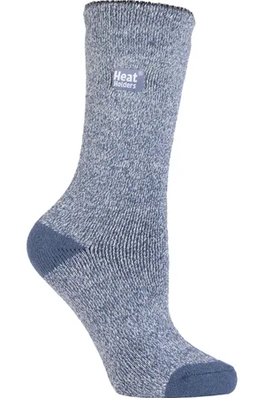 Heat Holders Lite 3 Paar Multipack Damen-Thermosocken für den Winter | Dünne und warme Socken für Anzugsocken Denim