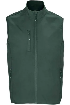 Sols Herren Falcon Softshell Recycled Body Warmer (Waldgrün)