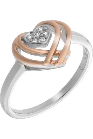 ORPHELIA Damen-Ring Sterling-Silber 925 – Silber/Rosé zr-7368/RG