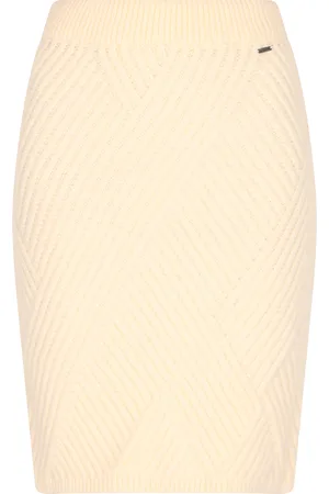 Dreimaster Rock Damen Wollweiss