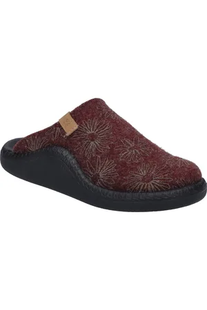 Josef Seibel Monaco D 04 | Hausschuh für Damen | Rot Monaco D 04, bordeaux-kombi