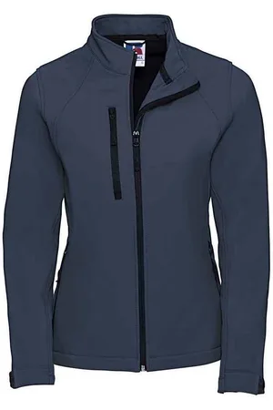 Russell Athletic Russell - Softshelljacke 3 Lagen für Damen (Dunkelblau)