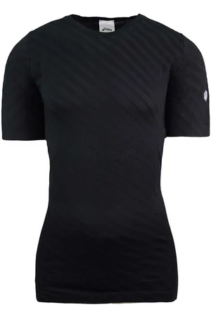 Asics Nahtloser Herrenschwarz-T-Shirt