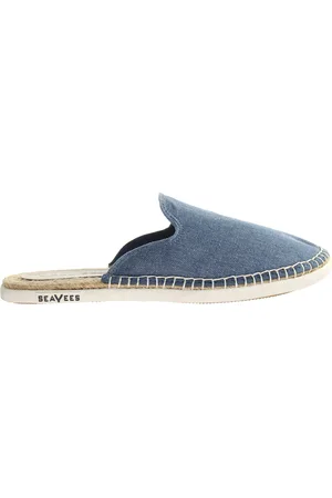 Seavees Ocean Park Mule Blue Womens Espadrilles